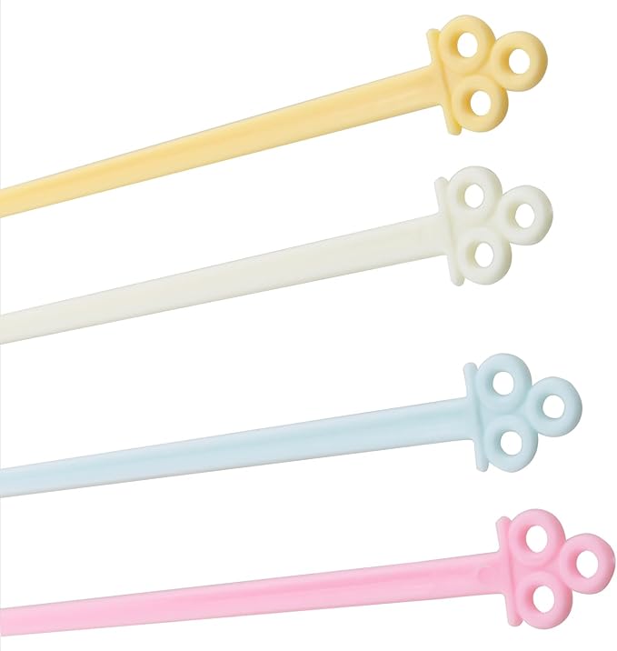 30PCS 5Inch Mini Plastic Coffee Stirrers Colourful Disposable Drink Stirrers Yoghurt Jam Spoons Multi Colour Assortment For Tea Honey Milk Cocktails
