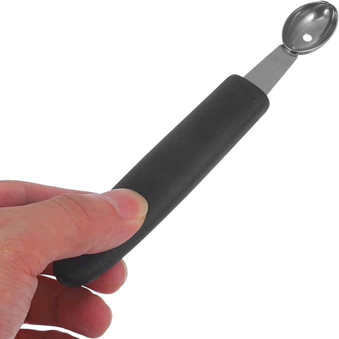 OUNONA 3pcs Stainless Steel Ice Cream Scoop Heavy Duty Fruit Scooper for Elegant Desserts for Ice Cream Fruit Salads and Food Presentation and Easy to Use