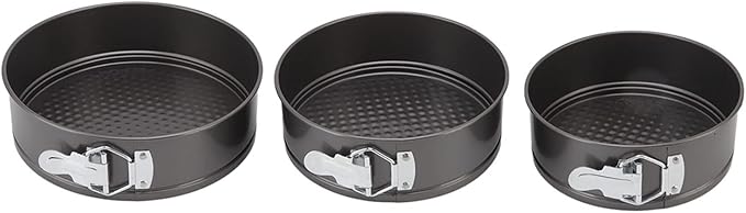 Cake Pan Set, Round Cheesecake Pan, Nonstick Cake Pan with Removable Bottom for Cheesecakes, Yogurt Cakes, Mousse, Coffee Cakes (24/26/28)