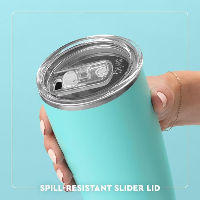 Swig Life 22oz Triple Insulated Highball Tumbler with Lid, Dishwasher Safe, Double Wall, and Vacuum Sealed Travel Coffee Mug Tumbler in Bourbon Barrel