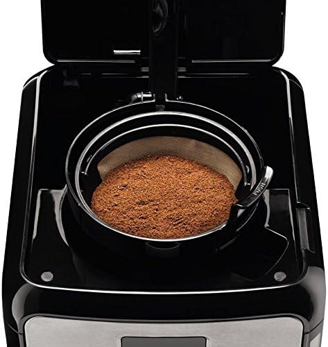 NRP Taller #4 Gold-tone Permanent Coffee Filter Compatible for KRUPS SAVOY, Braun, DeLonghi 12 cup Coffeemaker & More