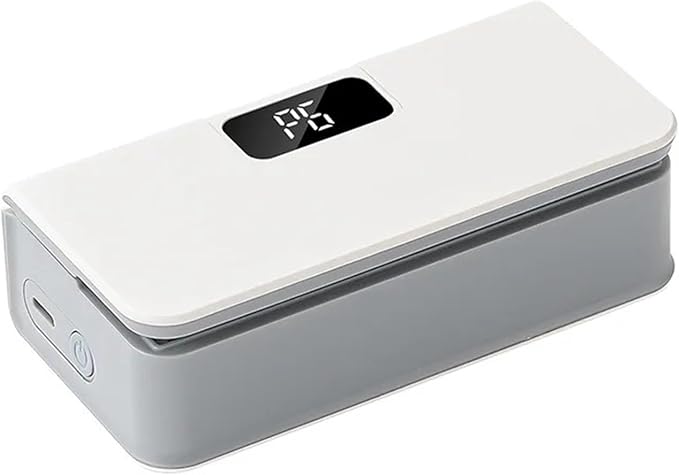 Vacuum Sealer Machine, Mini Heat Sealer Plastic Bag Sealing Machine Rechargable Storage Package Handheld Clip Food,Food Sealer(White)