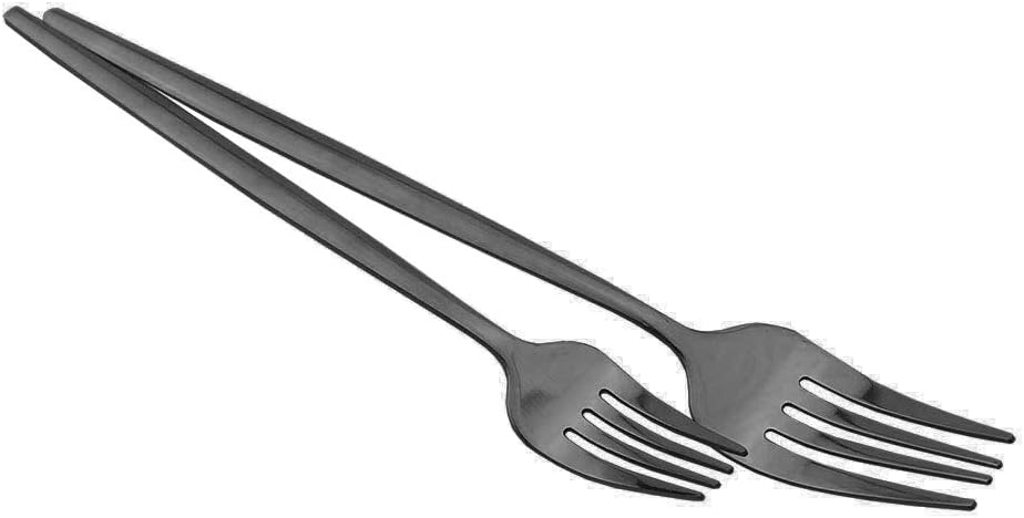 Shiny Black Silverware Set, JASHII 30-Piece Stainless Steel Satin Finish Flatware Set, Kitchen Utensil Set, Mirror Polished Tableware Cutlery Set for Home and Restaurant, Dishwasher Safe