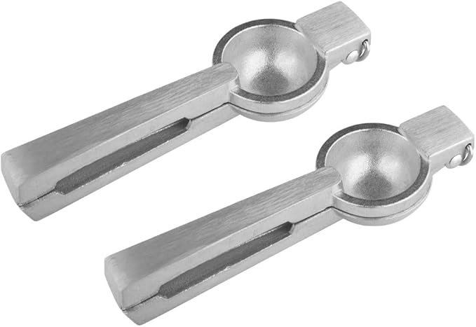 Soro Essentials- Heavy Duty Aluminum Manual Hand Lemon and Lime Juice Squeezer Set of 2- Lemon Squeezer Juicer Citrus Handheld Lemon Lime Juicer Extractor Manual Citrus Press Bar Tool