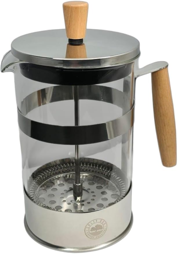 Gift Set for men and women with 2 Pack Organic Bourbon Barrel Aged Whole Beans Roasted Coffee + 1 French Press.