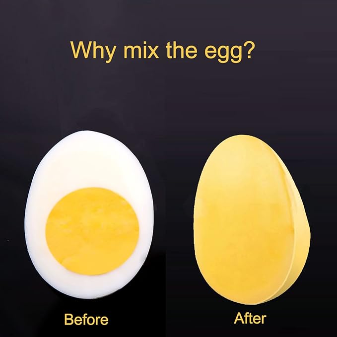 Electric Egg Spinner, Eggs Yolk White Mixer, Egg Whisk Kitchen Gadgets, Portable/Rechargeable Mix Egg in Shell Golden Egg Maker
