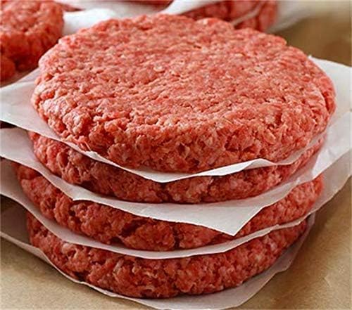 Patty Paper Sheets for 5 Inch Burger Press (400 pcs) Round Hamburger Non-Stick Heat Resistant Circle Wax Parchment Paper Maker Cook Bake Steaming Grill BBQ Barbecue Total 4000pcs(10 Pack)
