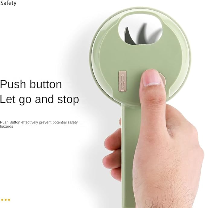 4 in 1 Handheld Electric Vegetable Cutter Set, Multifunctional Mini Electric Grinder Garlic Mud Masher Chopper, Portable Food Processor with Brush, for Garlic Chili Onion Ginger Celery Meat