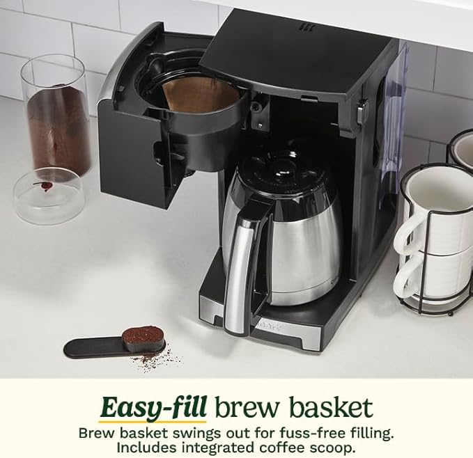 Cuisinart Personal Brew 10-Cup Thermal Coffee Maker, Fully Automatic Programmable Coffee Machine with Hot or Over Ice Options, Brew Strength Control, 52 Ounce Removable Water Reservoir, DCC-10