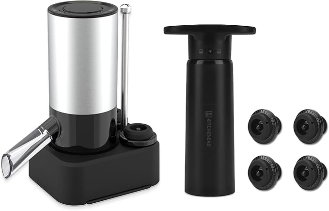 Electric Wine Aerator Dispenser and Wine Saver Pump