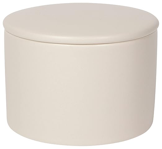 Now Designs French-Style Stoneware Butter Crock for The Counter, Matte Natural