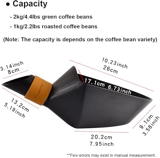 CAFEMASY Coffee Bean Shovel Scoop Commerical Coffee Beans Filling Scooper Plastic Coffee Bean Scale Measuring Scoop