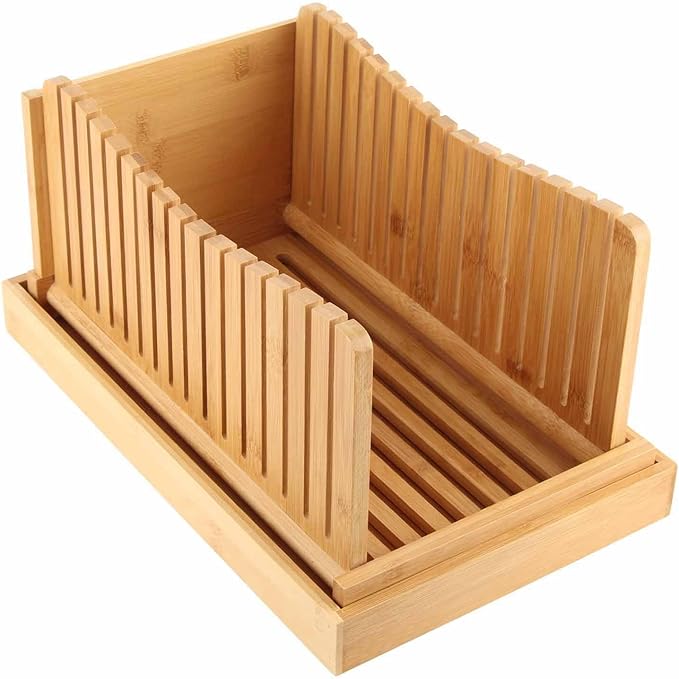 aqxreight Foldable Bread Slicing Loaf Cutting Slicing Maker Kitchen DIY Baking Pastry Tools Quickly Evenly Helps Bread GuideBread GuideBread for Homemade BreadBread