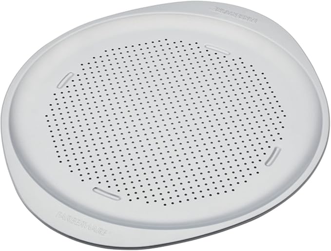 Farberware GoldenBake Nonstick Baking Sheet and Pizza Crisper Pan Set, 2 Piece, Gray