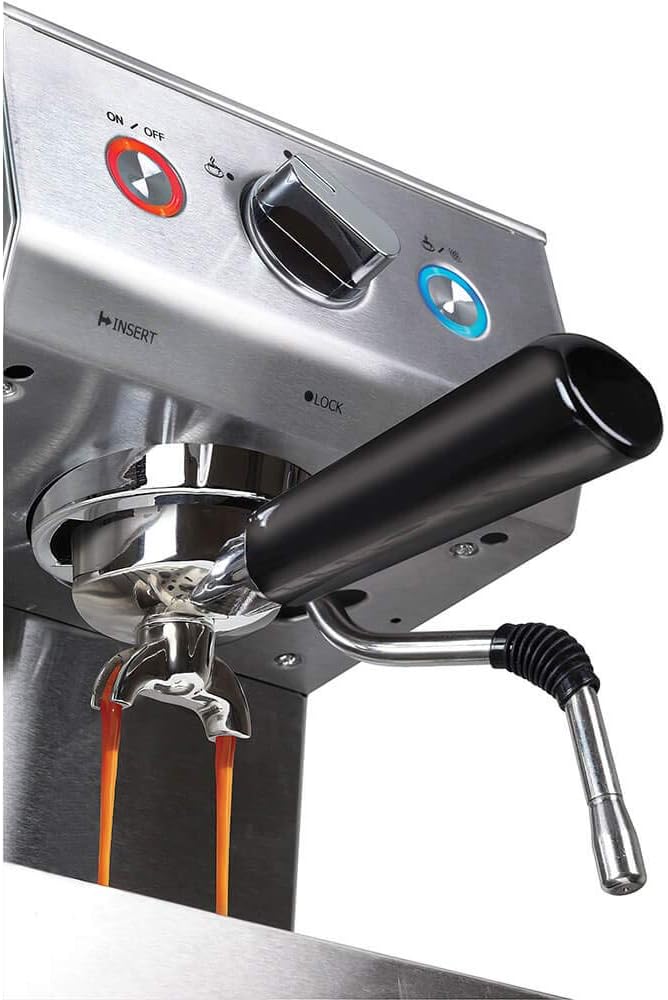 Capresso Cafe Select Professional Stainless Steel Espresso & Cappuccino Machine