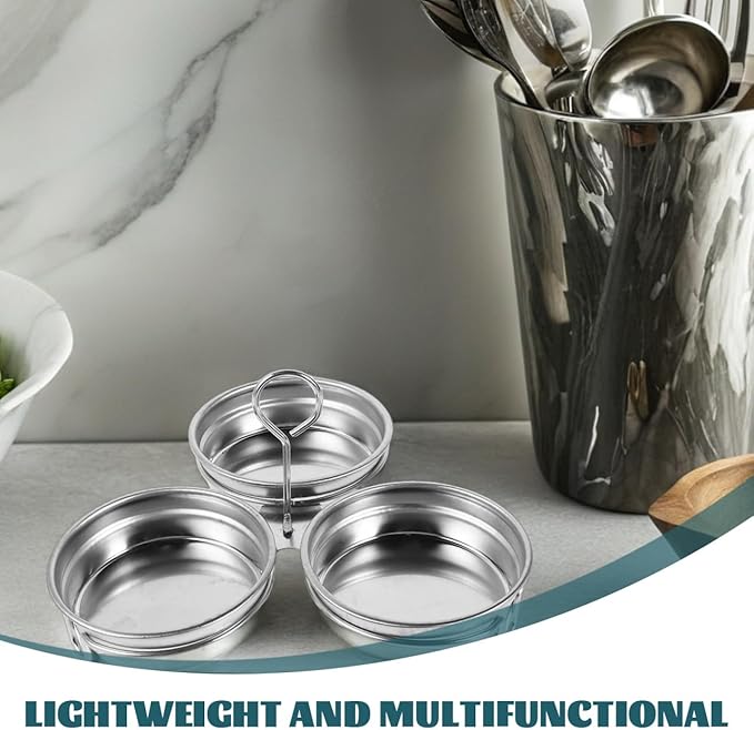 BESTOYARD Egg Poacher Stainless Steel Poached Egg Maker Nonstick Boiling Mold 7.08X7.08X2.75In Multifunctional Steamed Pan Kitchen Tool