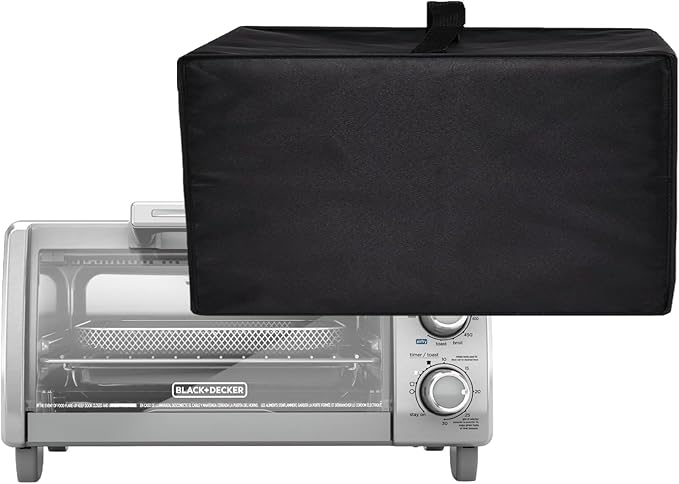 Toaster Oven Cover Heavy Duty Heat-resistant Waterproof Dust-Proof Protective Case for BLACK+DECKER 4-Slice Crisp 'N Bake Air Fry Toaster Oven TO1787SS/TO1313SBD