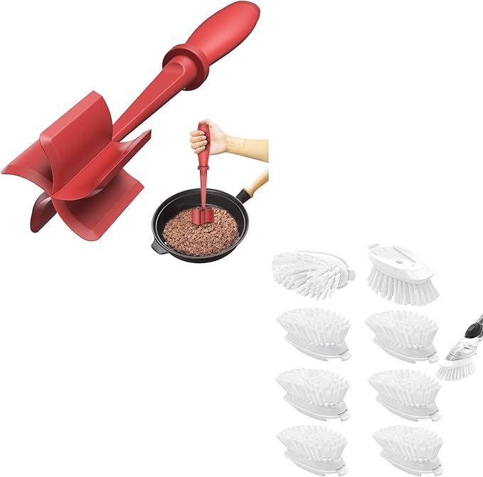 Brush Refills for OXO Dish Brush+ Upgrade Meat Chopper
