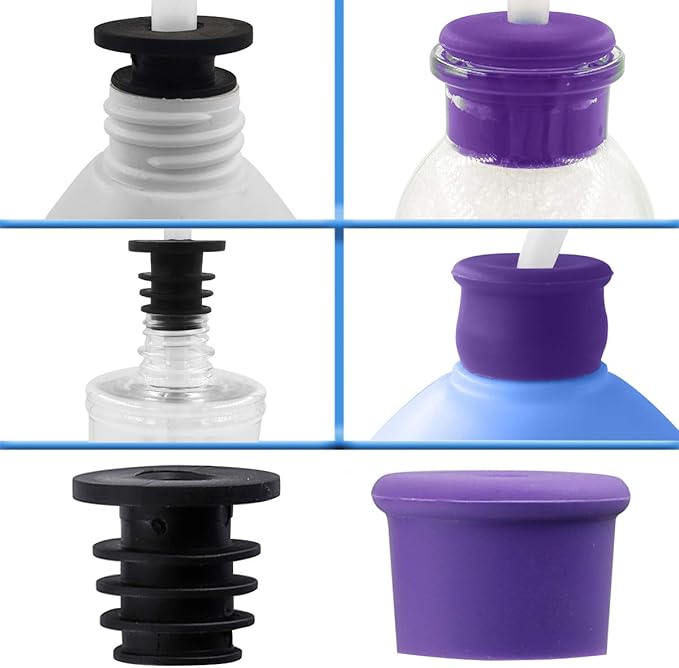 GAGALIFE Soap Dispenser for Kitchen Sink (Oil Rubbed Bronze) and Extension Tube Kit, Complete Brass Head, 40" Silicone Tube Connect to The Soap Bottle Directly, No More Top Refill