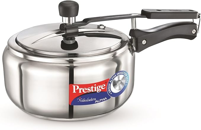 Prestige Nakshatra Alpha Stainless Steel 3.5 Litre Pressure Handi