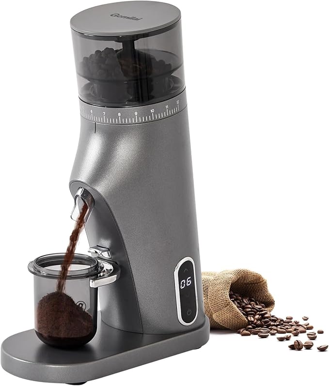 Gemilai Espresso Machine & Coffee Grinder& Milk Frothing Pitcher for Cappuccino, Latte