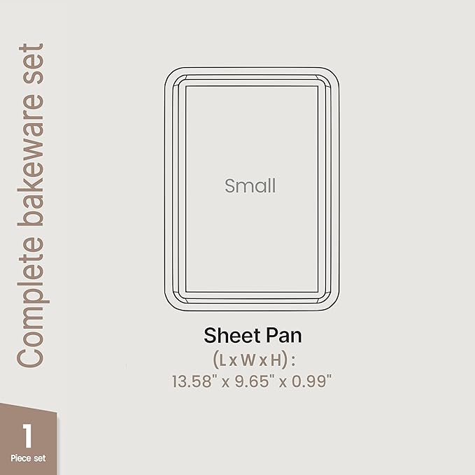 BAKKEN Kitchen Baking Pans - Nonstick Gray Coating, 13.58’’ × 9.65’’ Commercial Grade Carbon Steel Cookie Sheet, Diamond Texture Bottom, PFOA, PFOS, PTFE Free, Oven Safe Tray (450°F), Gray Marble