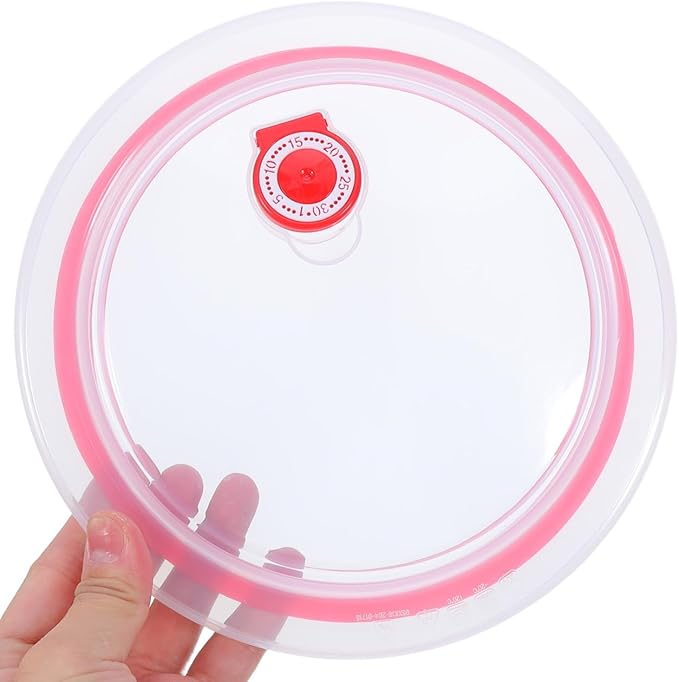 ibasenice 5PCS Silicone Glass Bowl Lid - 5inch Vented Food Storage Bowl Covers - Microwave Safe Replacement Lid for Ceramic Glass Food Containers