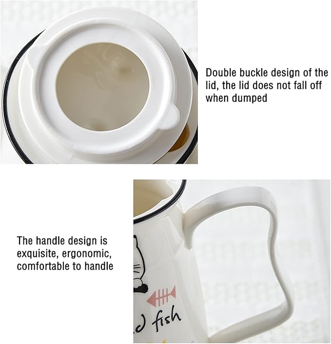 GRFIT Carafe Ceramic Cold Kettle with Handle Large Capacity Filter Teapot Teapot Home High Temperature Resistant Pitcher with Lid (170g) Water Pitcher (Color : F)