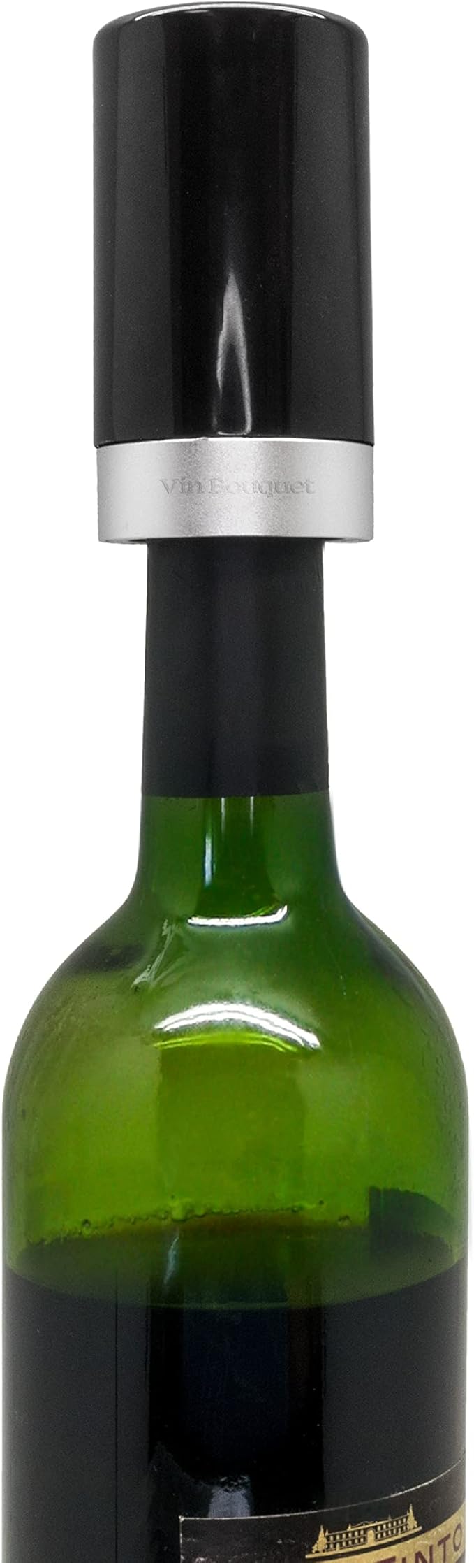 Stopper with Automatic Vacuum Pump with Indicator Light, Ideal for Preserving Black Wine