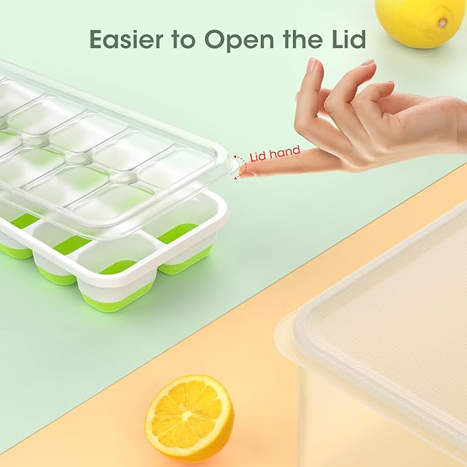DOQAUS Ice Cube Trays 8 Pack