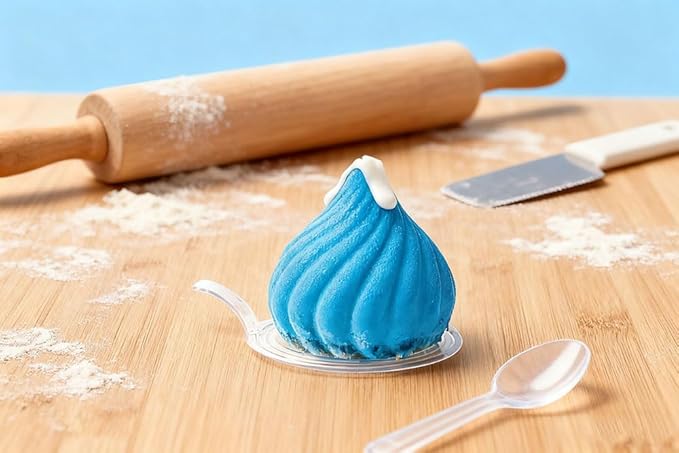 6 Holes Spiral Castle Shape Silicone Mold for Baking Mousse Cake Ice Cream Dessert Pudding Brownie Pastry Fondant Jelly Cake Decoration Mold