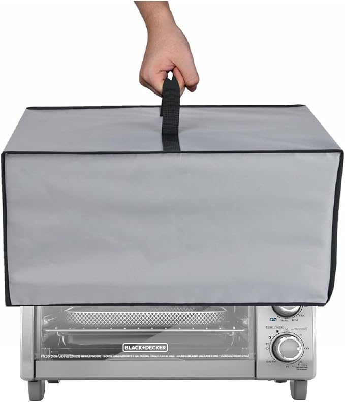 AF-WAN Air Fry Toaster Oven Dust Cover,Waterproof Case,Compatible With BLACK+DECKER TO1787SS Air Fry Toaster Oven/4-Slice Toaster Oven TO1313SBD (Grey)