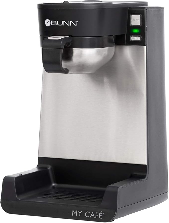 BUNN MCU My Cafe Single Cup Multi Use Coffee Brewer (Black/SST)