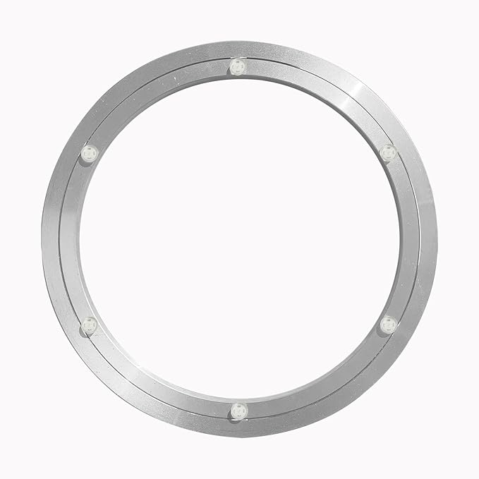 Lazy Susan Hardware Silent Non-Slip Turntable Aluminium Turntable Bearing for Round Dining Table TV Rotating Table 20 inch