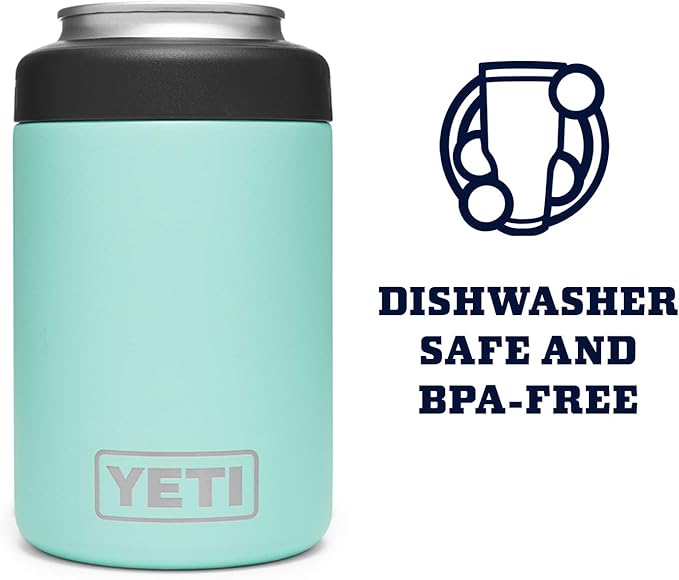 YETI Rambler 12 oz. Colster Can Insulator for Standard Size Cans, Seafoam, 1 Count (Pack of 1)