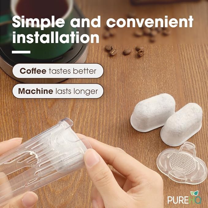 Keurig Filter Replacement Starter Kit - Water Filters for Keurig 2.0, K-Duo, K-Duo Hot & Iced, K Duo Essentials, K-Compact Coffee Makers by PureHQ - Includes Short Filter Holder and 3-Pack Cartridges