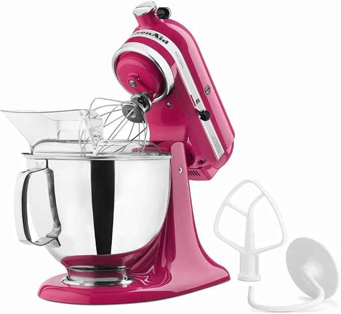 KitchenAid KSM150PSCB Artisan Series 5-Qt. Stand Mixer with Pouring Shield - Cranberry