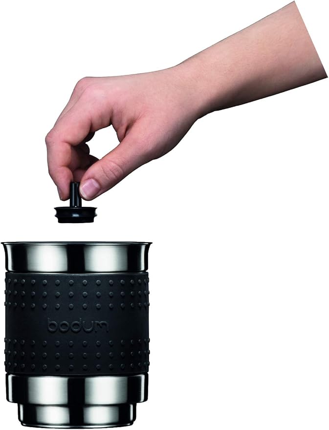 Bistro 13.5oz Bistro Barista Electric Milk Frother, Automatic Temperature Control, Boil-Dry Protection, White