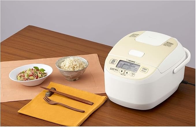 Zojirushi NL-DCC10CP Micom Rice Cooker & Warmer, 5.5 Cups, Pearl Beige