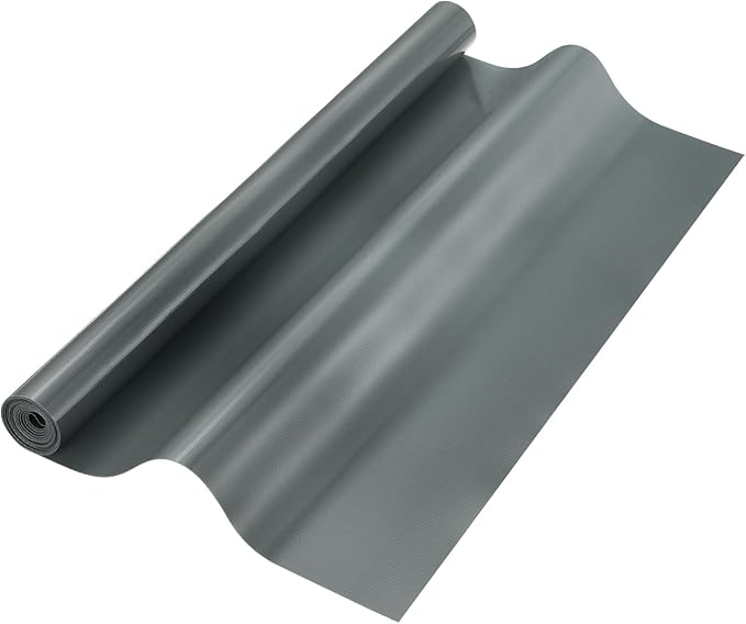 uxcell 15.7IN x 5.9FT Silicone Baking Mat Rolls, Heat Resistant Baking Mats, Non-Stick Pastry Mats, Non-Slip Countertop Mats, Refrigerator Liners Grey