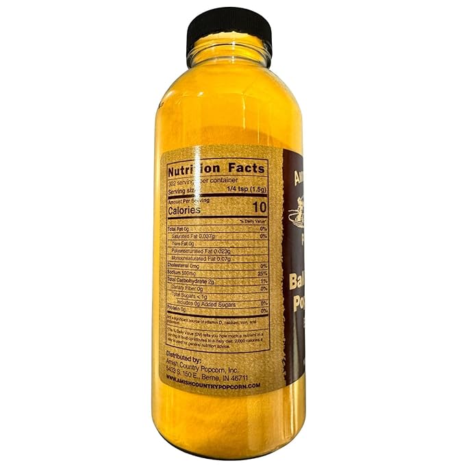 Amish Country Popcorn | 2-1 Pound Bottles | Ballpark ButterSalt Popcorn Salt | Old Fashioned, Non-GMO (2-1 Pound Bottles)