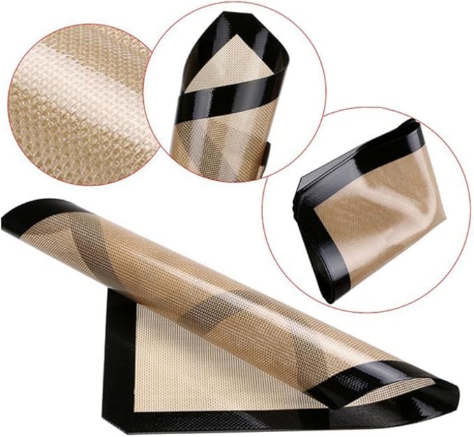 4pcs Silicone Baking Mats Non Stick Heat Resistant Pastry Mats for Oven Use Easy to Clean and Reusable Baking Pads Includes