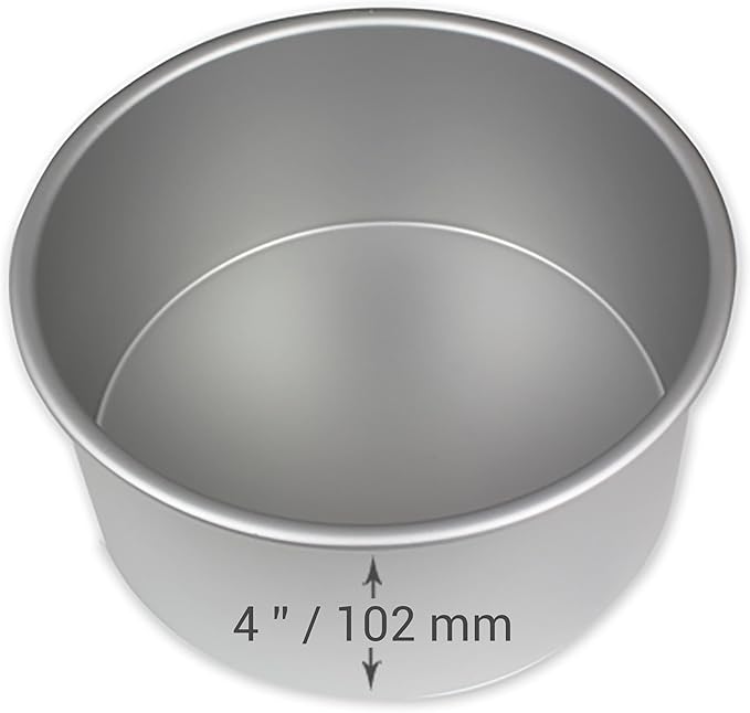 PME Professional Aluminum Baking Pan Round 8 x 4