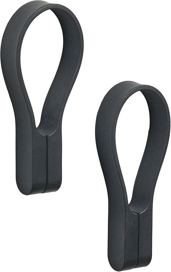 Zone Denmark Loop Towel Clip - Magnetic Towel Hanger - Keeping Your Towels Secure and Your Bathroom Organized. The Perfect Style and Functionality for a Neat and Tidy Bathroom Décor. (Pack of 2)
