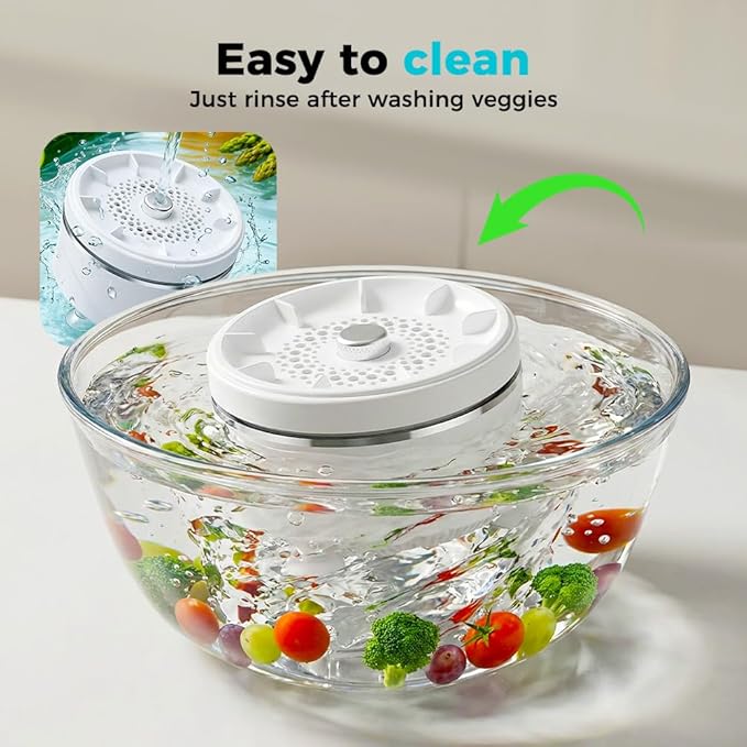 2026 New Fruit and Vegetable Cleaner Machine, Fruit Washing Device Titanium Electrolysis Fruit and Veggie Cleaning Machine, Waterproof Food Purifier for Fruits, Vegetables, Meat and Tableware (A)
