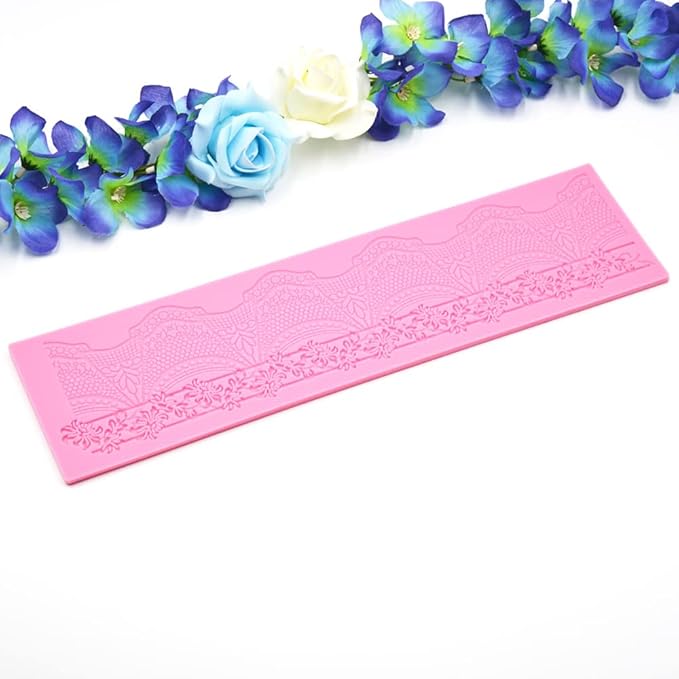 Cake Lace Mold, Lace Fondant Molds Silicone Lace Molds for Cake Decorating, cupcake top decoration