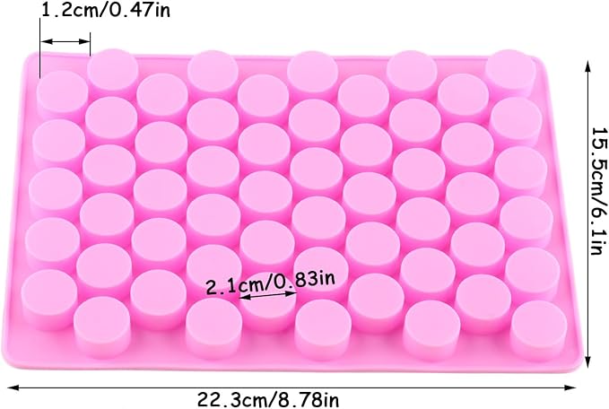 Round Silicone Candy Molds For Hard Candy Gummy