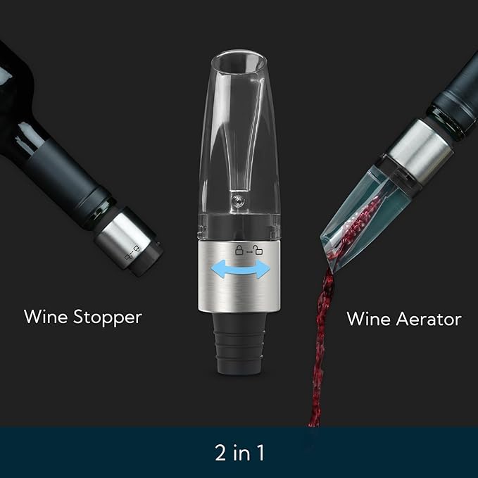 Electric Wine Aerator Dispenser and Wine Aerator