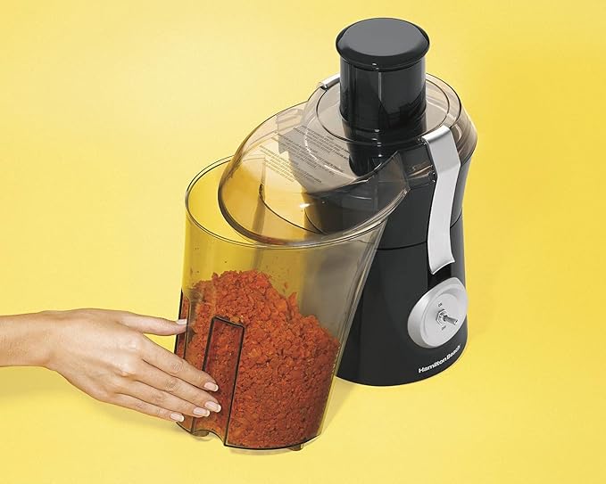 Hamilton Beach 67601 Big Mouth Juice Extractor, Black (Discontinued)
