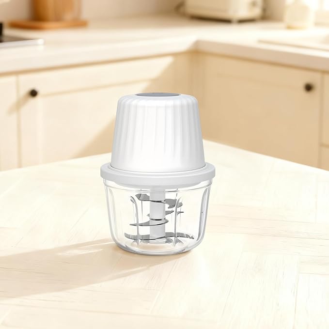 Cordless Electric Garlic Chopper, 400 Ml Mini Food Processor, Type-C Charging